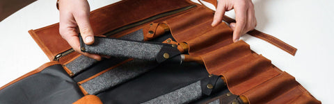 Organize Your Knives On-the-Go with These Convenient Knife Rolls - Pikore