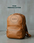 Laptop Backpack — Premium Personalized Handmade Leather Backpack | Pikore