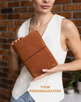 Journal Cover Edge — Premium Personalized Handmade Leather notebook | Pikore