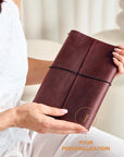 Notebook Cover Calen — Premium Personalized Handmade Leather notebook | Pikore