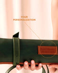 Premium Knife Roll Bag — Premium Personalized Handmade Leather Roll Bag | Pikore