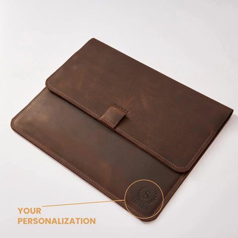 Leather Macbook Portfolio