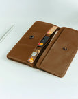 Long Wallet Stockholm — Premium Personalized Handmade Leather Wallet | Pikore