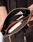 Leather Clutch Bag For Men - Pikore