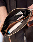 Leather Clutch Bag For Men - Pikore