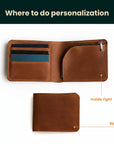 Personalized Leather Wallet — Premium Personalized Handmade Leather Wallet | Pikore