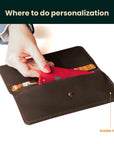 Long Wallet Stockholm — Premium Personalized Handmade Leather Wallet | Pikore