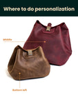 Cosmetic Bag — Premium Personalized Handmade Leather Cosmetic Bag | Pikore