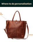 Tote Bag Muse — Premium Personalized Handmade Leather Bag | Pikore