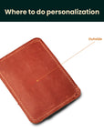 Leather Wallet with Airtag Slot
