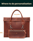 Laptop Bag with Small Pouch Set