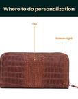 Leather Wallet with Wrist Strap — Premium Personalized Handmade Leather Wallet | Pikore