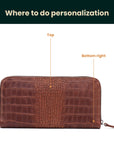Leather Wallet with Wrist Strap