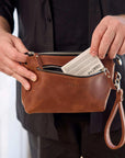 Leather Clutch Bag For Men - Pikore