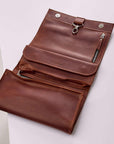 Leather Hanging Toiletry Bag - Pikore