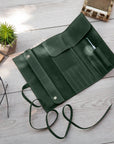 Knitting Needle Roll — Premium Personalized Handmade Leather | Pikore