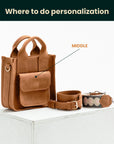 Handbag Ornament — Premium Personalized Handmade Leather Bag | Pikore