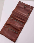 Leather Hanging Toiletry Bag - Pikore