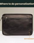 Leather Macbook Sleeve with Zipper