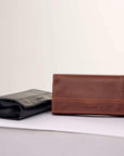 Leather Hanging Toiletry Bag - Pikore