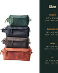 Leather Toiletry bag / Gift for Present - Pikore