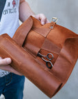 Personalized Leather Scissors Roll - Pikore