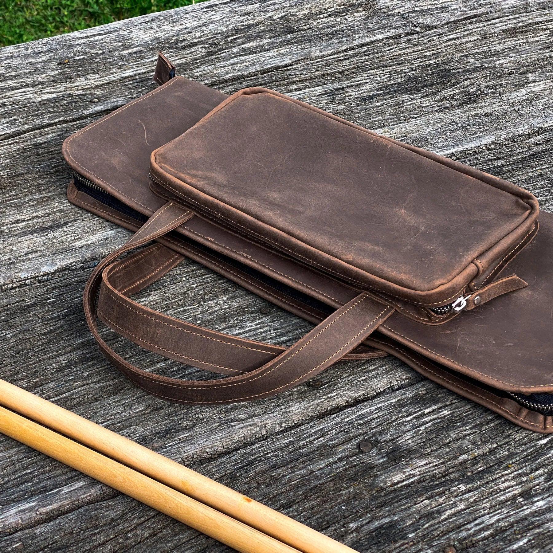 Leather Drumstick Bag - Pikore