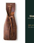 Saddle Bottle Holder Trail — Premium Personalized Handmade Leather Drink Holder | Pikore