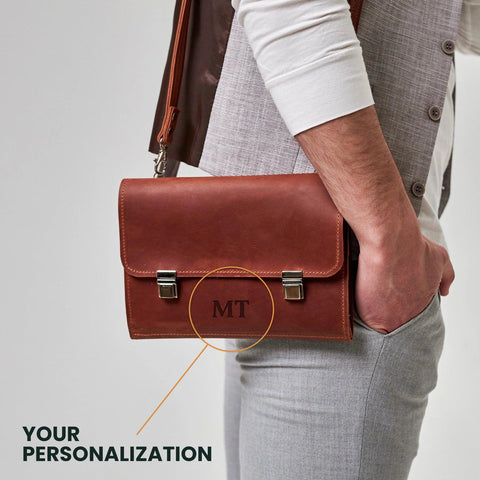 Notebook Cover with Shoulder Strap