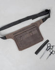 Barber Waist Bag Leather - Pikore