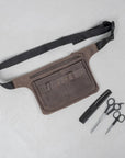 Barber Waist Bag Leather - Pikore