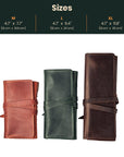 Leather Paint Brush Roll - Pikore