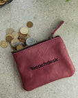 Leather Coin Pouch — Premium Personalized Handmade Leather Add-ons | Pikore