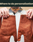 Oven Mitts — Premium Personalized Handmade Leather | Pikore