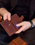 Leather Passport Wallet - Pikore