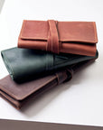 Leather Paint Brush Roll