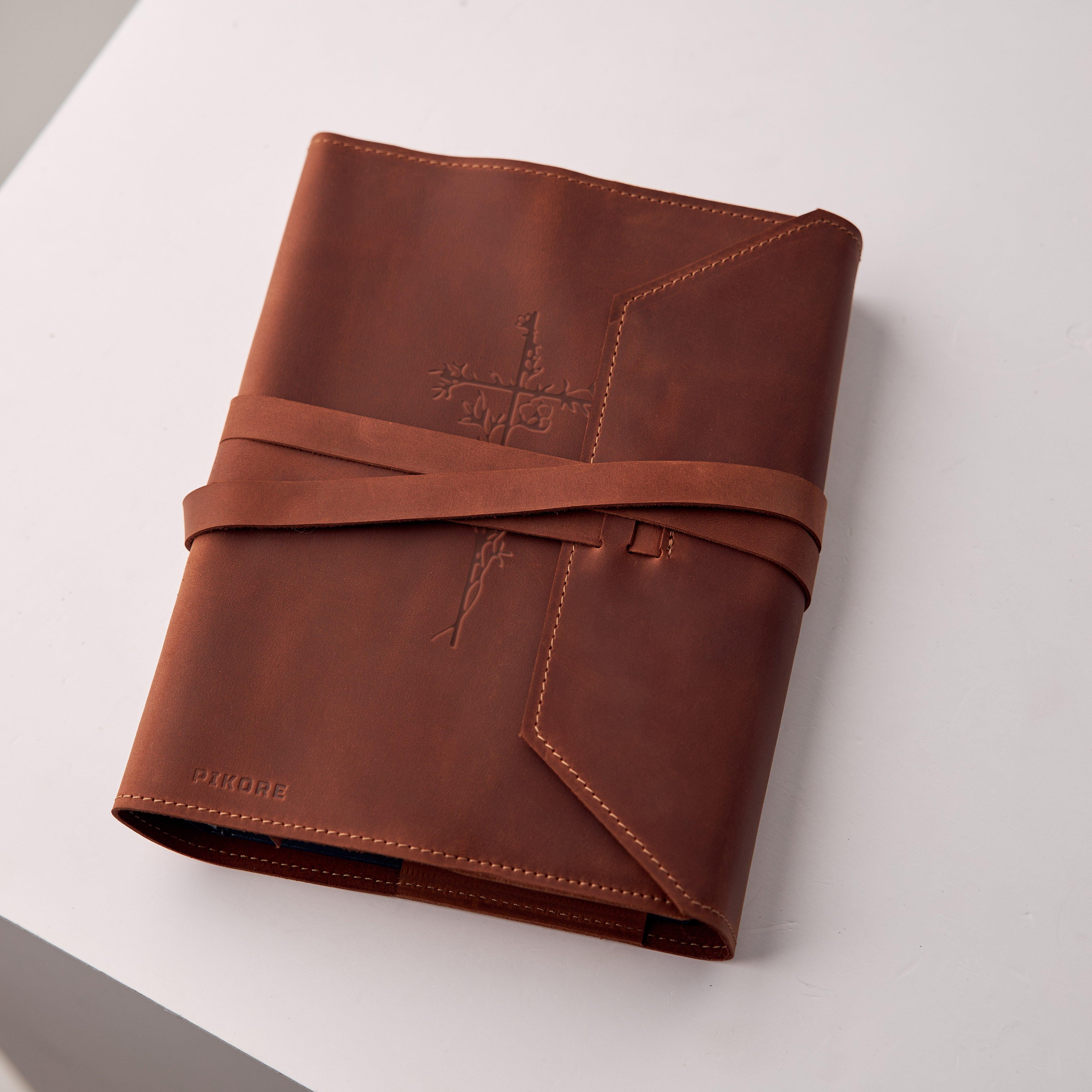 Leather Bible Cover - Pikore