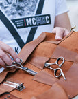 Personalized Leather Scissors Roll - Pikore