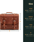 Leather Briefcase For Women - Pikore