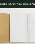 Notebook Insert – 3x48 Pages — Premium Personalized Handmade Leather Add-ons | Pikore