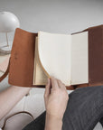 Leather Book Cover "Vintage" - Pikore
