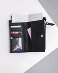 Leather Zipped Wallet - Pikore