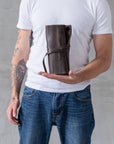Leather Pipes Roll Case - Pikore