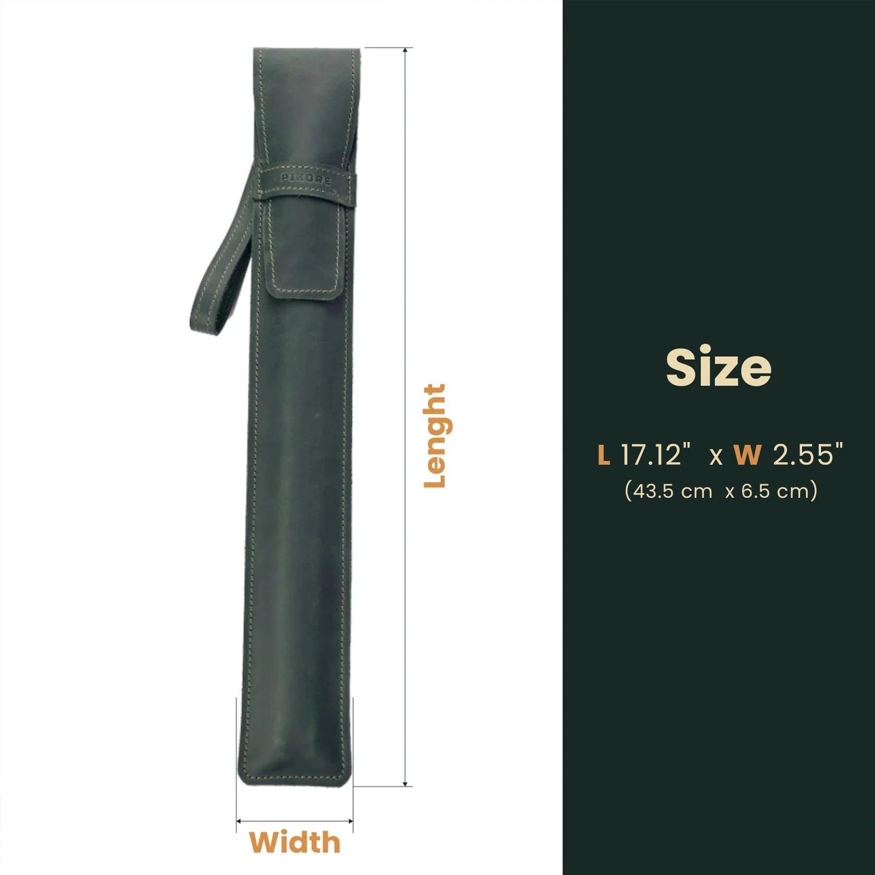 Personalized Leather Drum Stick Bag - Pikore