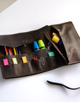 Leather Artist Pencil Roll - Pikore