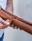 Personalized Leather Scissors Roll - Pikore