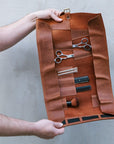 Personalized Leather Scissors Roll - Pikore