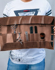 Personalized Leather Scissors Roll - Pikore