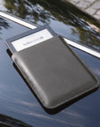 Handmade Kobo leather sleeve with durable construction and timeless minimalist appearance.