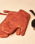 Leather Oven Mitts - Pikore